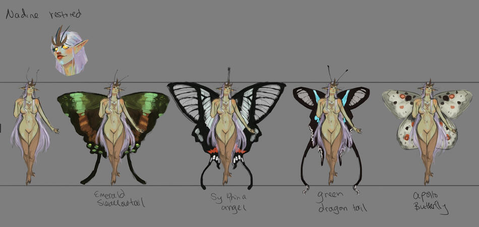 Nadine Concept sketches