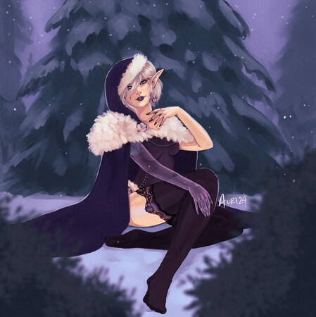 Personal christmas art for a contest